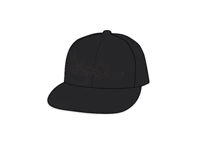 Supreme Handstyle 6-Panel "Black"