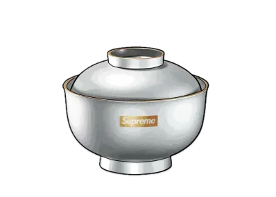Supreme / Zoni Glitter Bowl "Silver"