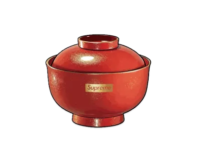 Supreme / Zoni Glitter Bowl "Red"