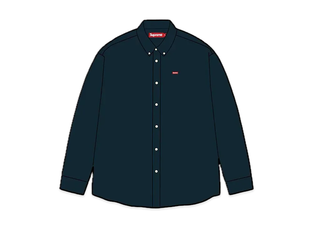 シュプリーム スモール ボックス シャツ "ネイビー" (23FW)