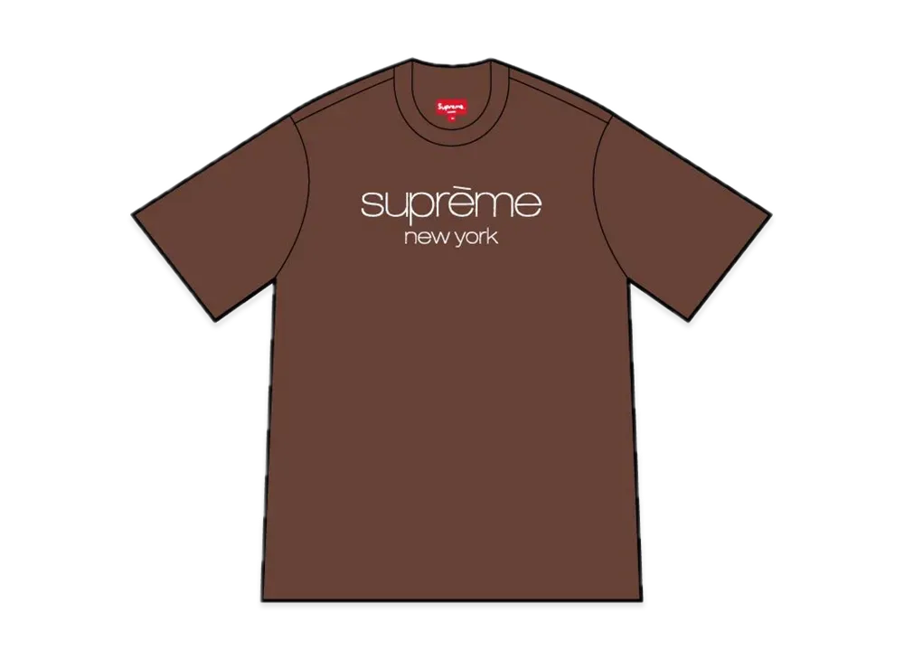 Supreme Classic Logo S/S Top "Brown"