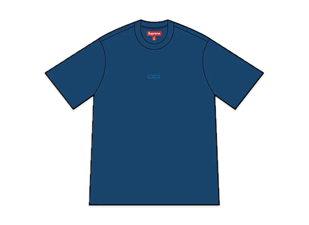 Supreme High Density Small Box S/S Top "Light Navy"