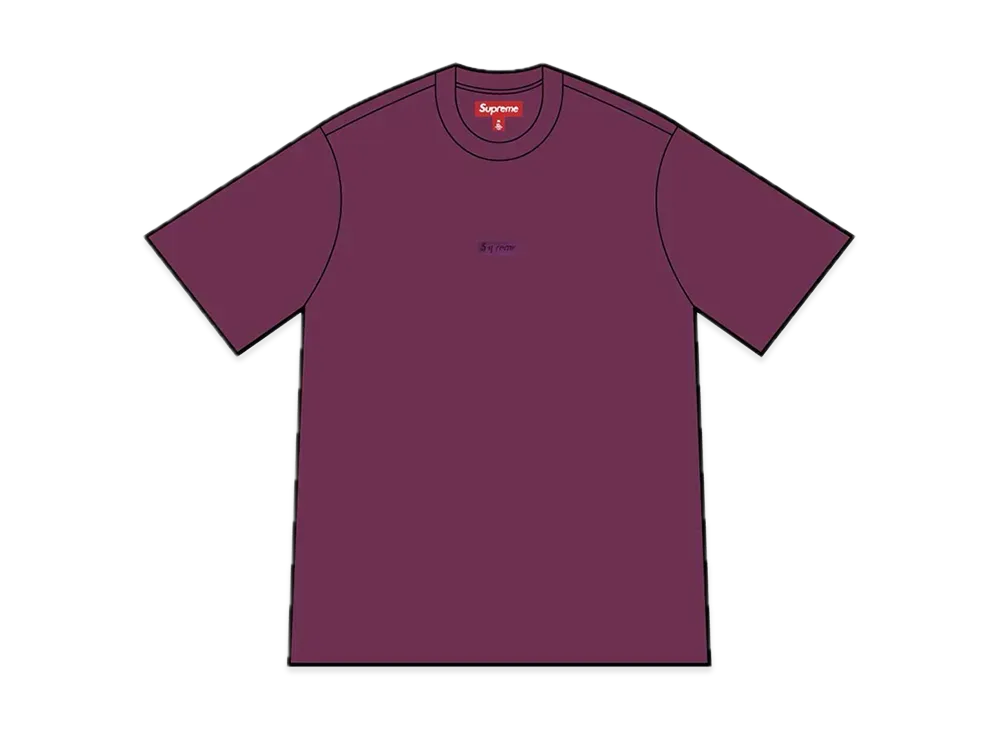 Supreme High Density Small Box S/S Top "Plum"