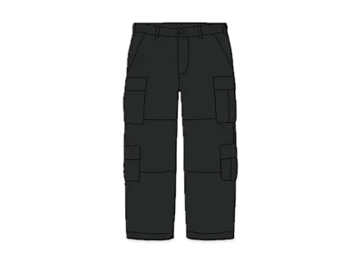 Supreme Cargo Pant "Black"(23FW)