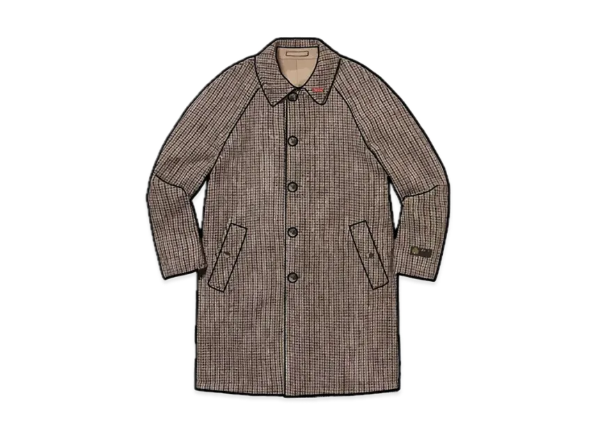 Supreme Reversible Houndstooth Overcoat Supreme Reversible Houndstooth Overcoat