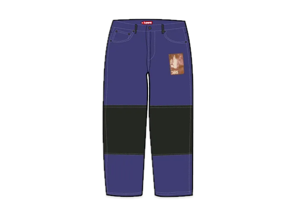Supreme Dream English Kid Twill Panel Pant "Navy"