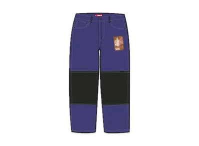 Supreme Dream English Kid Twill Panel Pant "Navy"
