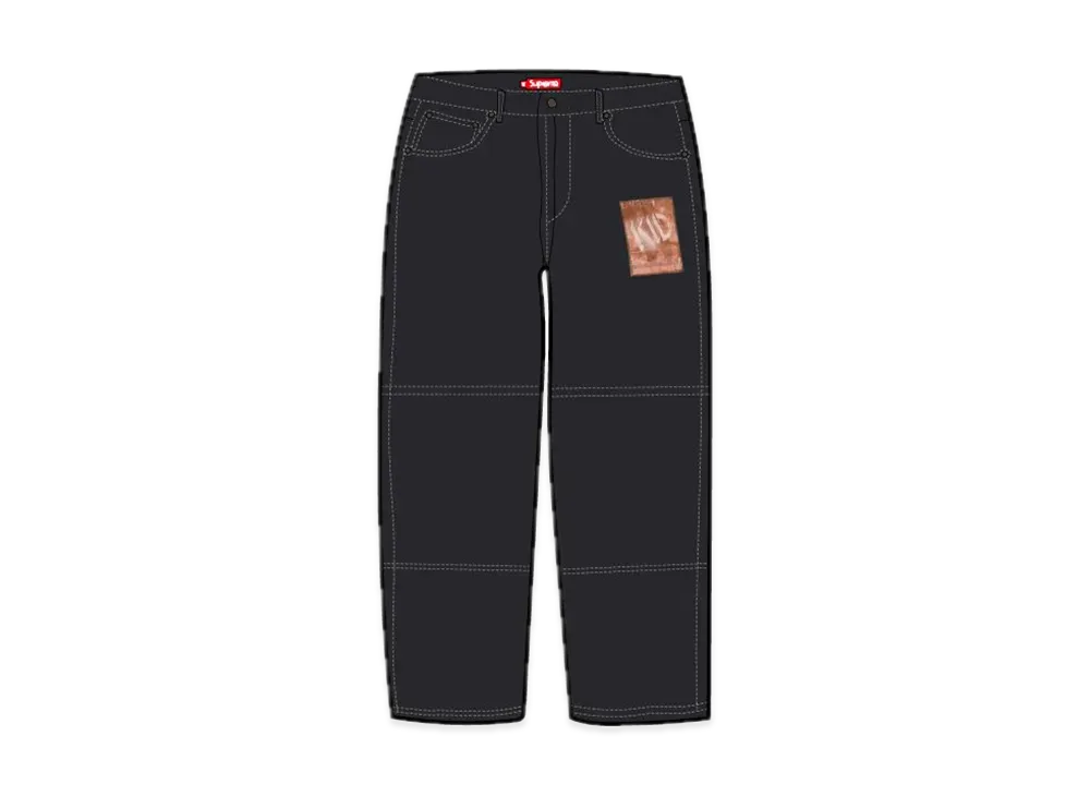 Supreme Dream English Kid Twill Panel Pant "Black"