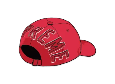 Supreme Back Arc 6-Panel "Red"