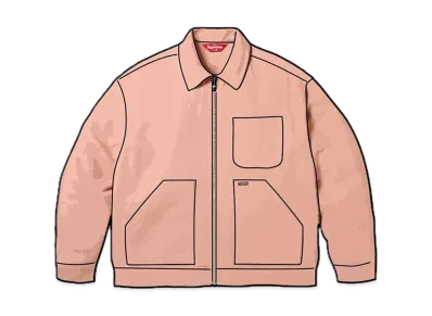 Supreme Moleskin Work Jacket "Dusty Pink"