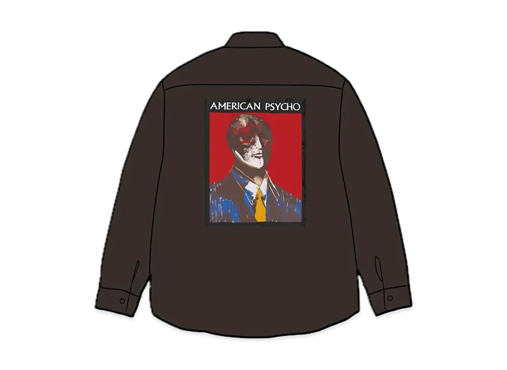 Supreme American Psycho Work Shirt "Brown"