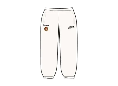 Supreme Umbro Cotton Ripstop Track Pant "White"