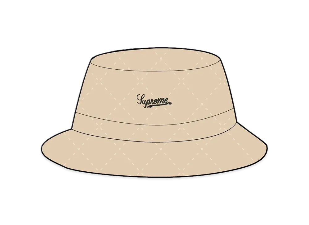 Supreme Punched Denim Crusher "Dyed Beige"