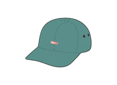 Supreme Enamel Logo 6-Panel "Work Teal"