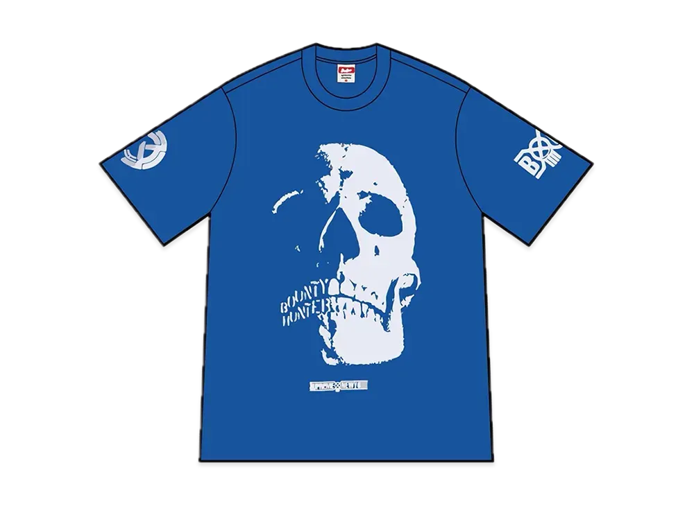 Supreme Bounty Hunter Skulls Tee "Royal"
