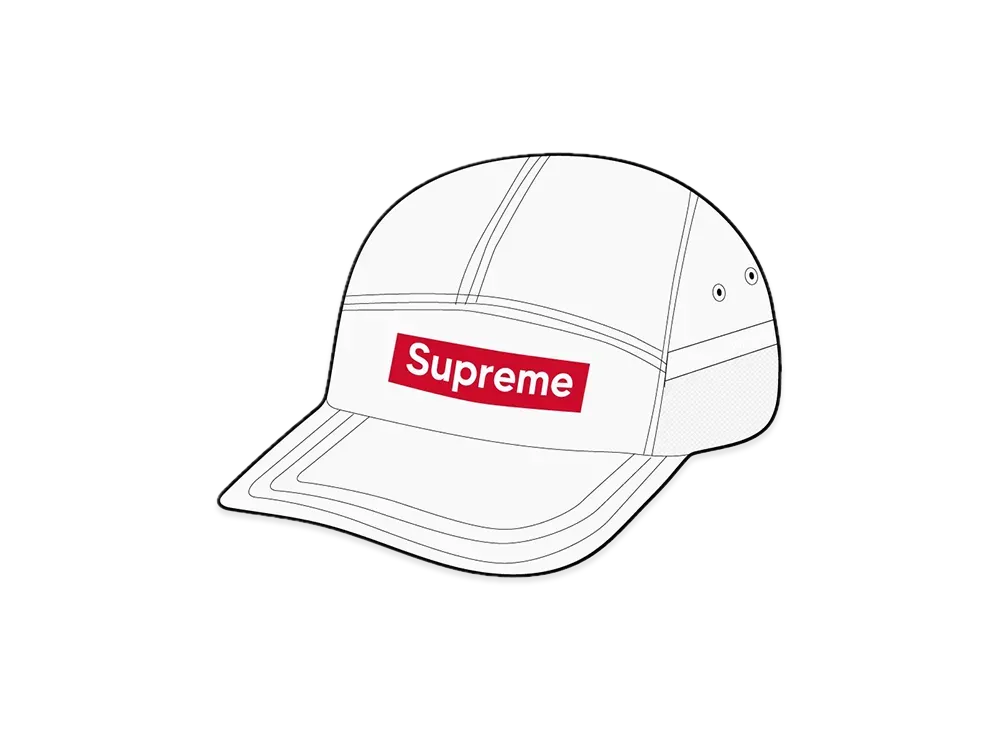 Supreme Mesh Pocket Camp Cap "White"