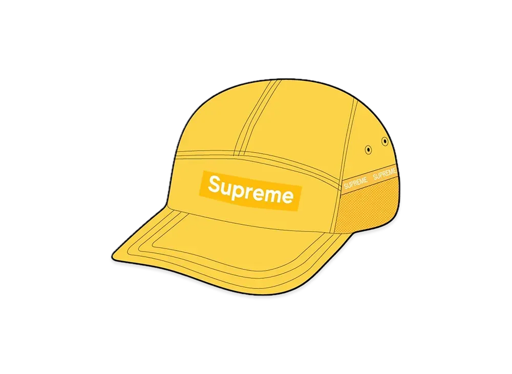 Supreme Mesh Pocket Camp Cap "Yellow"