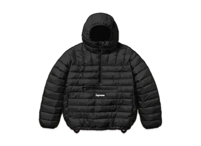 Supreme Micro Down Half Zip Hooded Pullover "Black" (23FW)