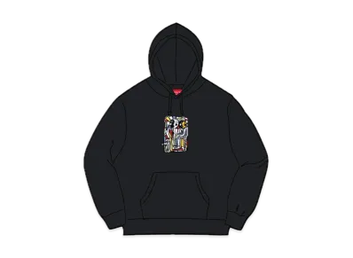 Supreme Neil Blender Mosaic Hooded Sweatshirt "Black"