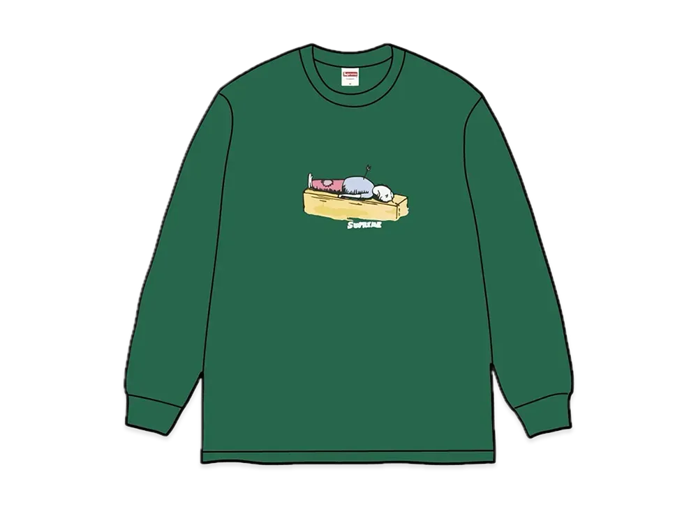 シュプリーム ニール ブレンダー アロウ エルエス Tシャツ "ライト パイン"