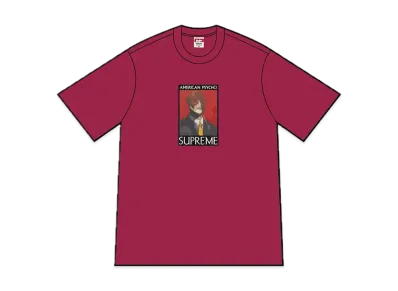 Supreme American Psycho Tee "Cardinal"