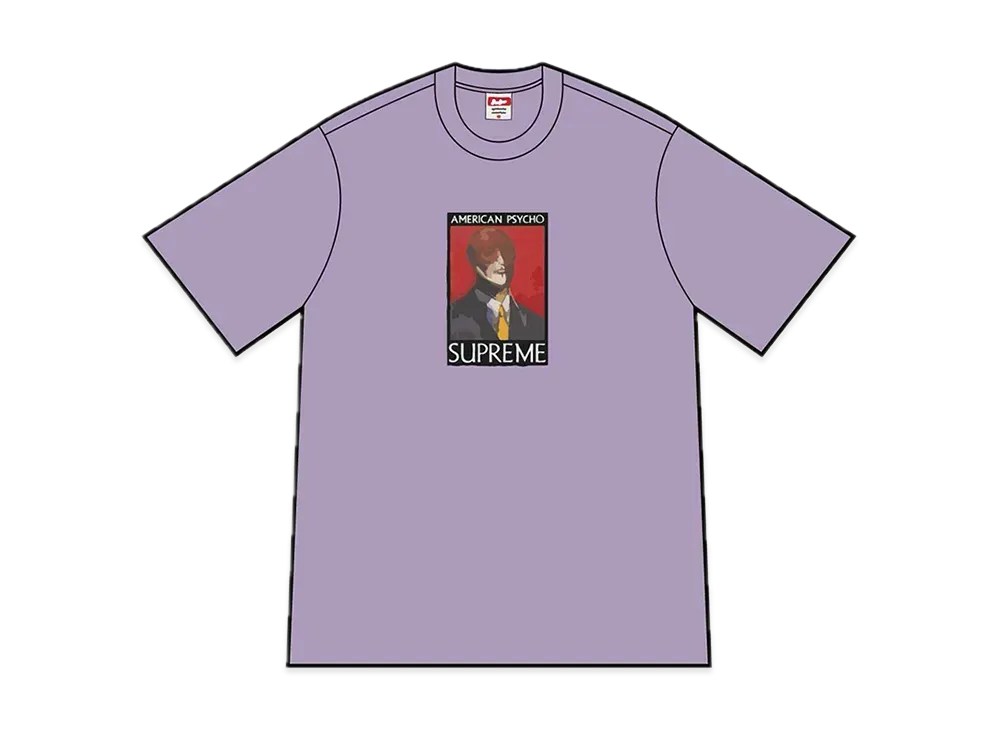 Supreme American Psycho Tee "Dusty Purple"