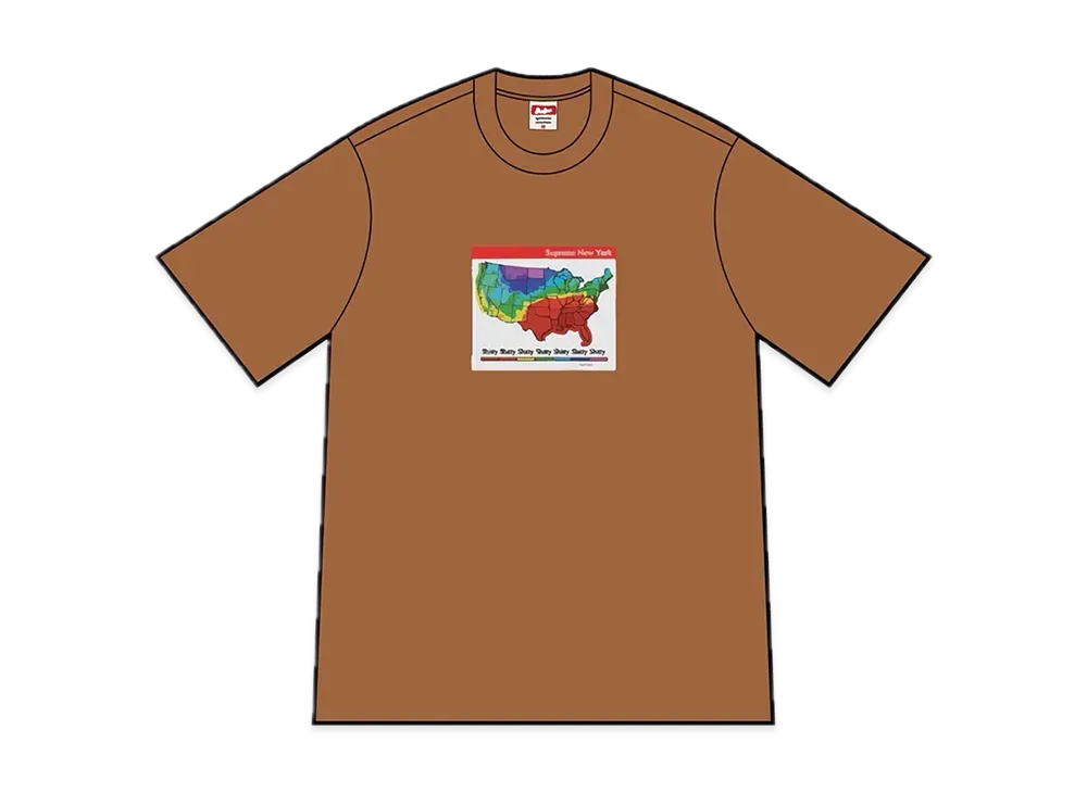 Supreme Weather Tee "Light Brown"