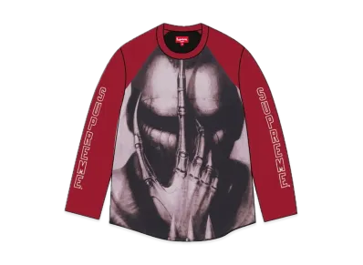 Supreme H.R. Giger Raglan L/S Top "Cardinal"