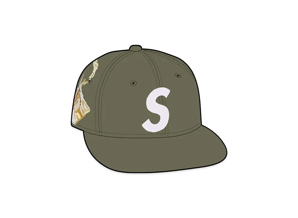 Supreme Jesus Piece S Logo New Era "Olive"