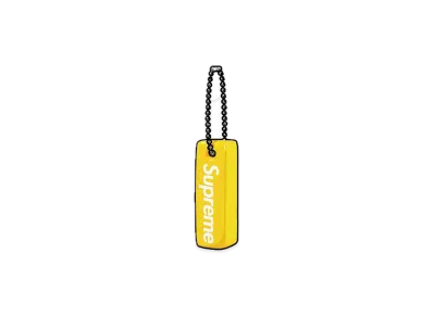 Supreme Floating Keychain "Yellow"