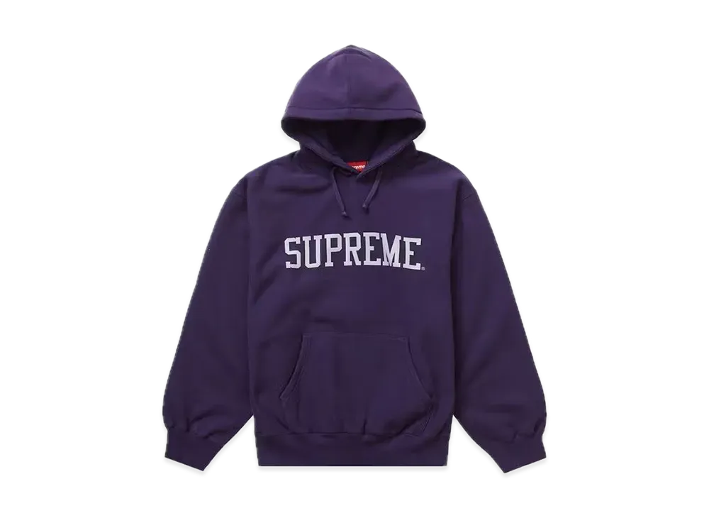 Supreme Varsity Hooded Sweatshirt "Dark Purple"
