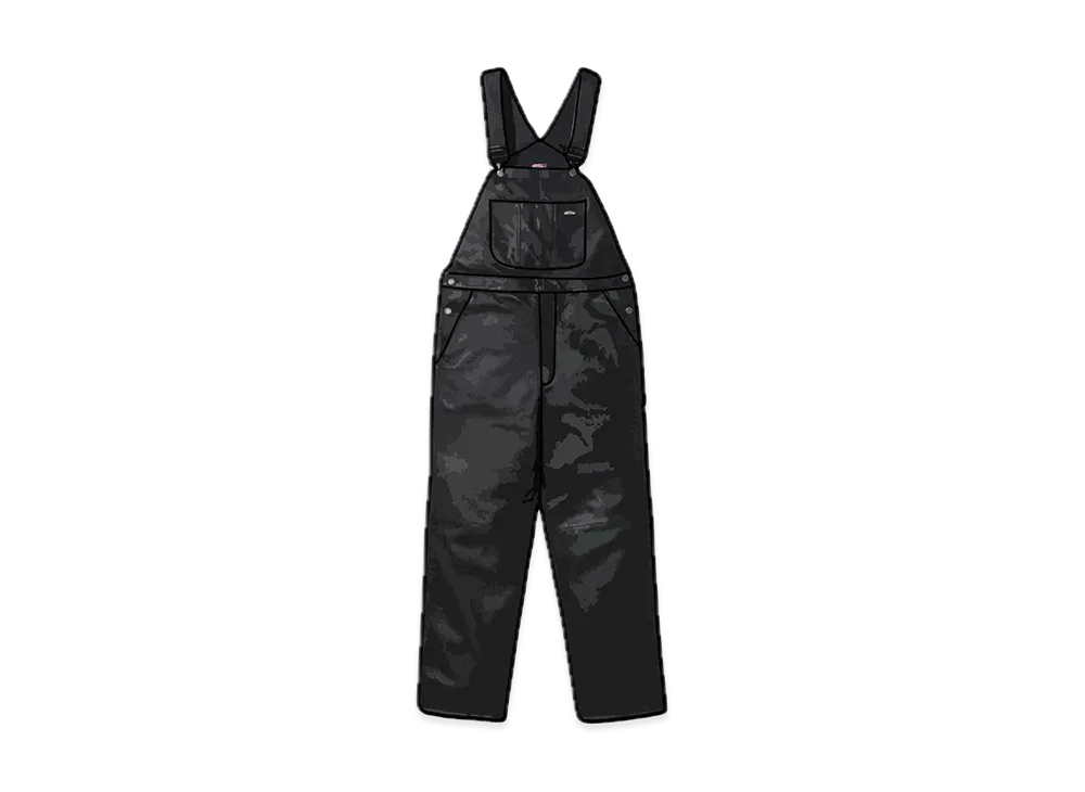 Supreme x Dickies Leather Overalls "Black"
