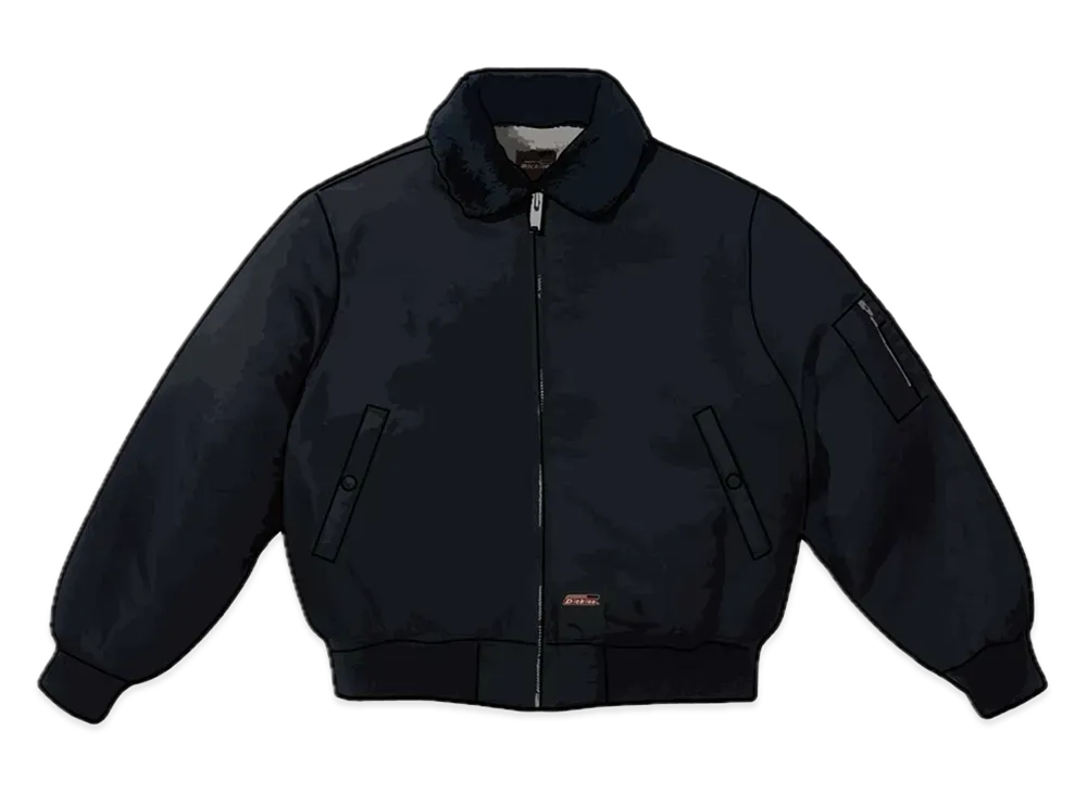 Supreme x Dickies Fur Collar Bomber Jacket "Black"