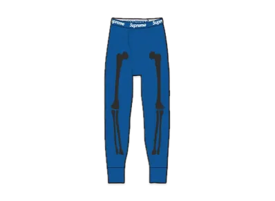 Supreme x Hanes Bones Thermal Pant (1 Pack) "Blue"