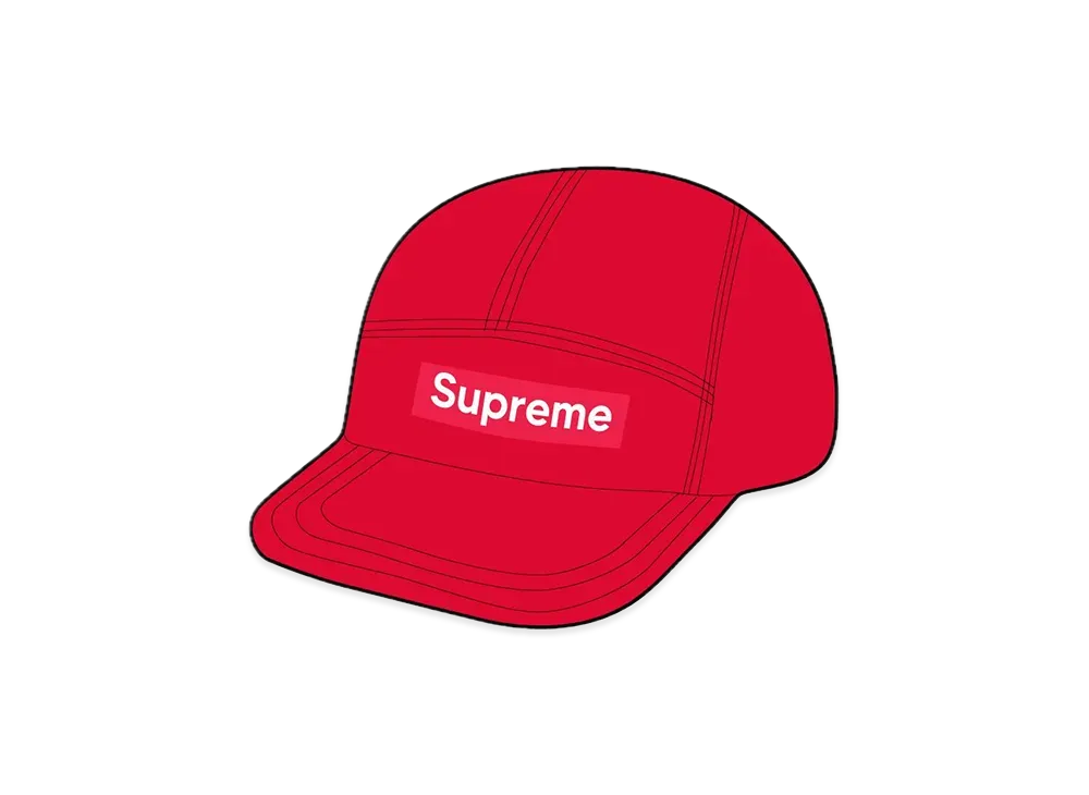 Supreme Corduroy Camp Cap "Red" (23FW)