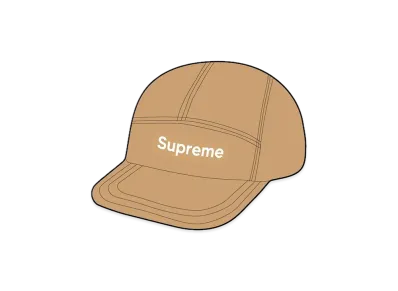 Supreme Corduroy Camp Cap "Beige" (23FW)
