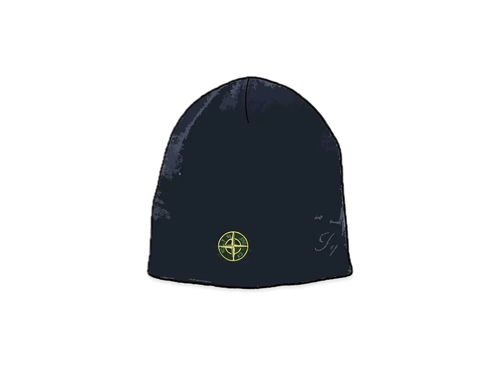 Supreme / Stone Island Reflective Beanie "Navy"