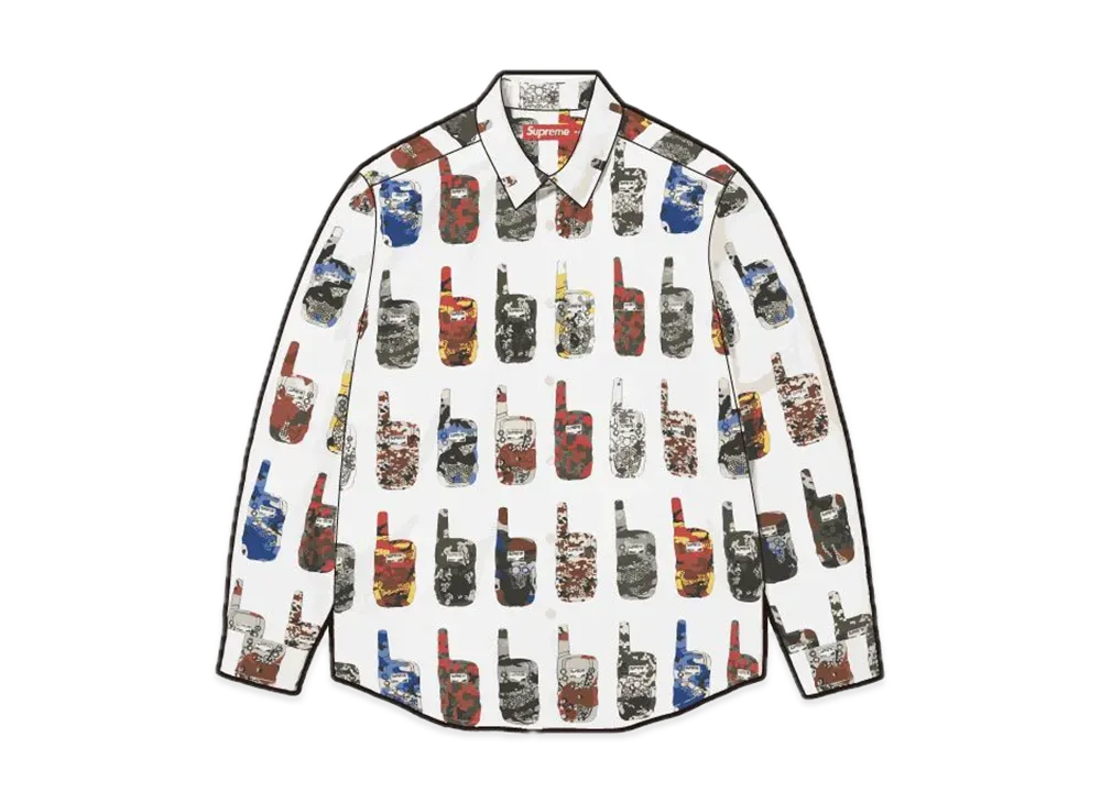 Supreme Walkie Talkie Shirt "White"