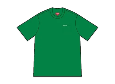 Supreme S/S Pocket Tee "Green"(23FW)