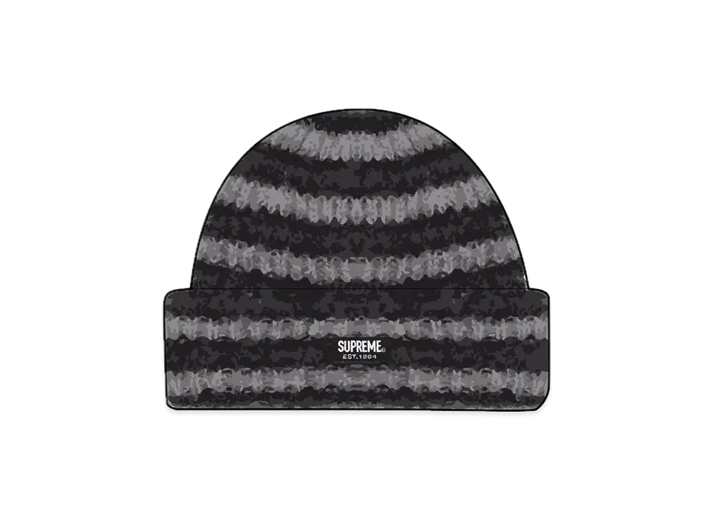 Supreme Loose Stripe Beanie "Black"