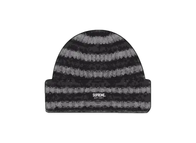 Supreme Loose Stripe Beanie "Black"