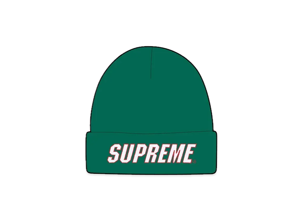 Supreme Slant Beanie "Green"