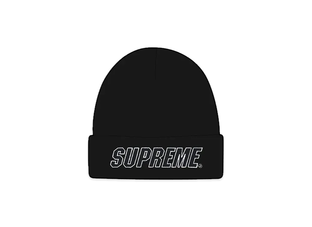 シュプリーム スラント ビーニー "ブラック"