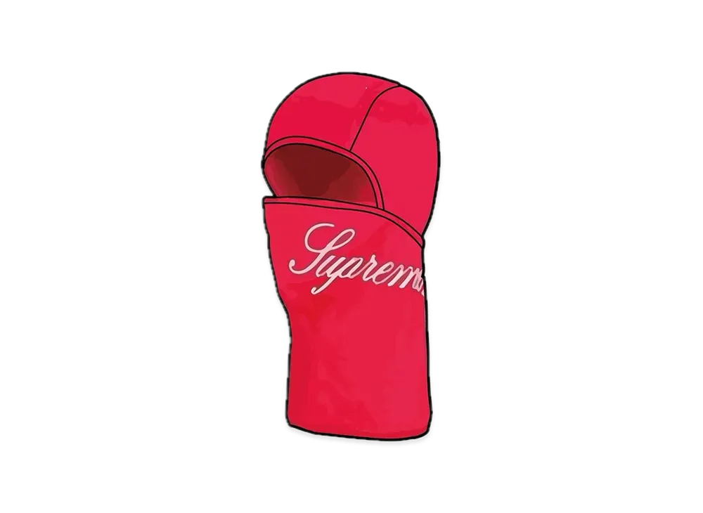 Supreme Script Lightweight Balaclava "Red"