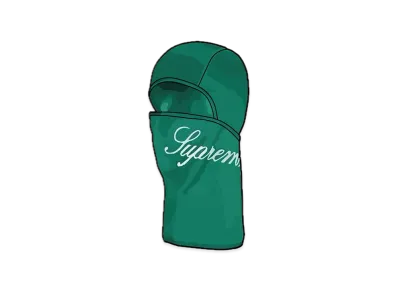 Supreme Script Lightweight Balaclava "Green"