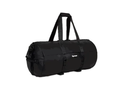 Supreme Leather Large Duffle Bag "Black"