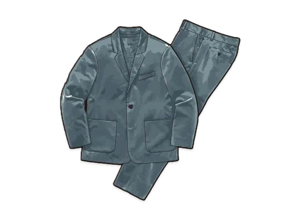 Supreme Velvet Suit "Slate"