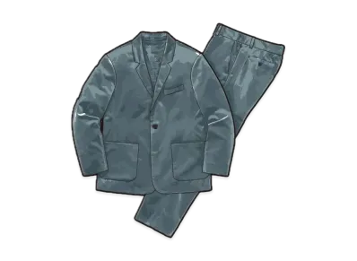 Supreme Velvet Suit "Slate"