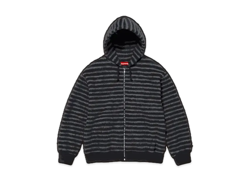 Supreme Brushed Zip Up Hooded Sweatshirt Supreme Brushed Zip Up Hooded Sweatshirt