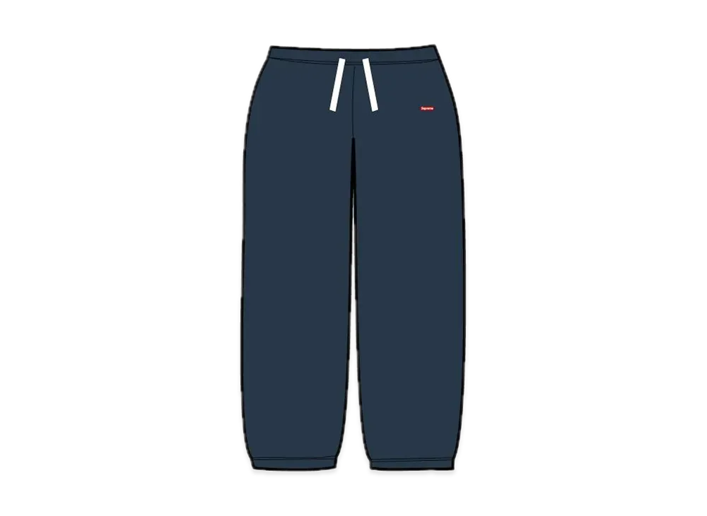 Supreme Small Box Drawcord Sweatpant "Navy"